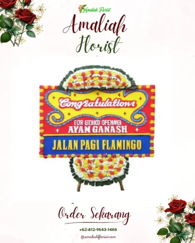 Bunga Papan Congratulation di Kediri Kota